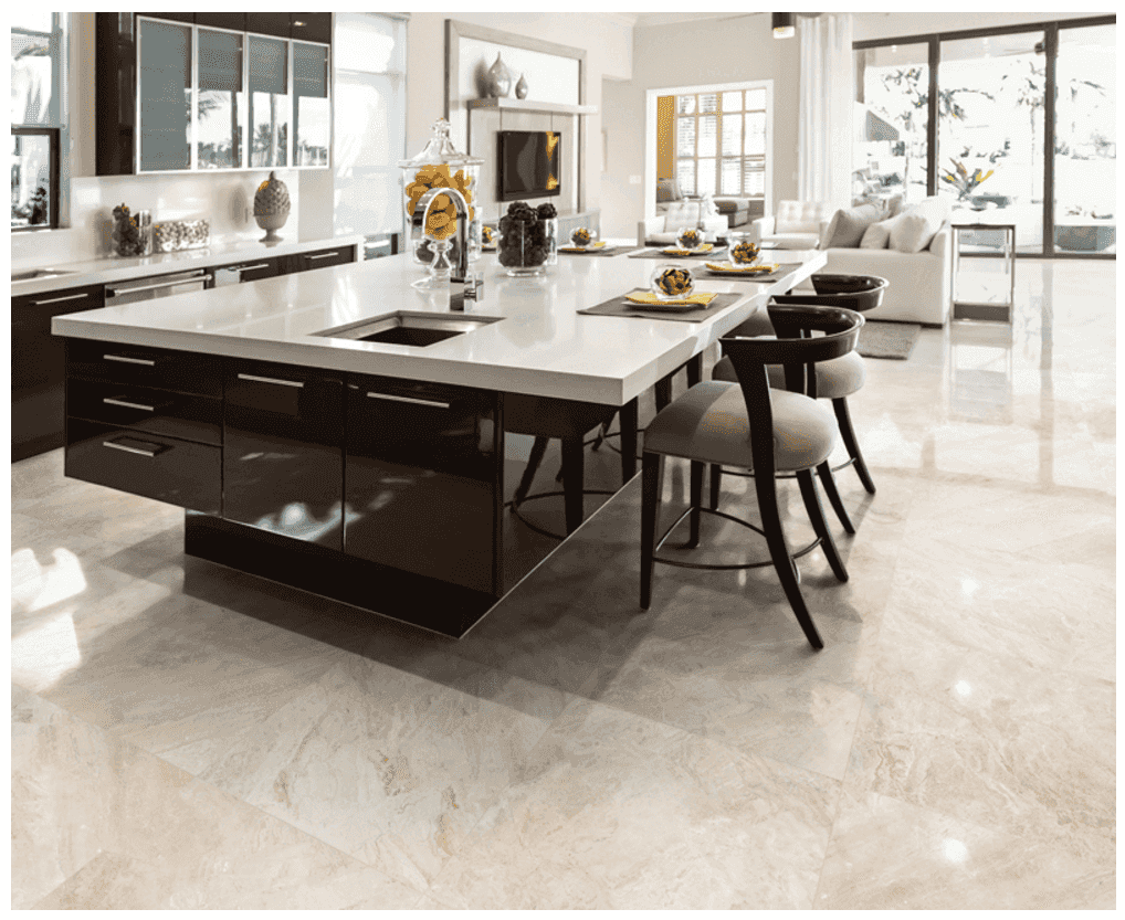 Marble Tiles - Daino Reale Polished Marble Tiles 305x610mm - intmarble
