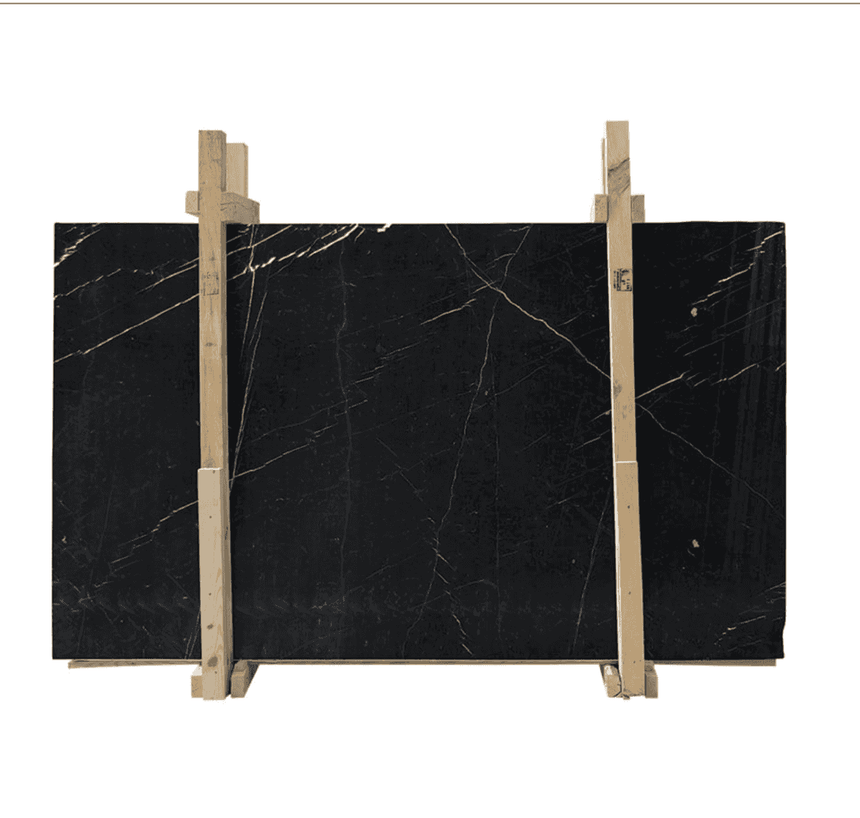 Marble Tiles - Carrara Black Marble Slab - intmarble