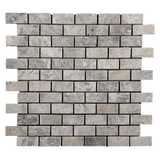 Marble Tiles - Silver Travertine Tiles Honed Filled Floor Wall Cover - intmarble