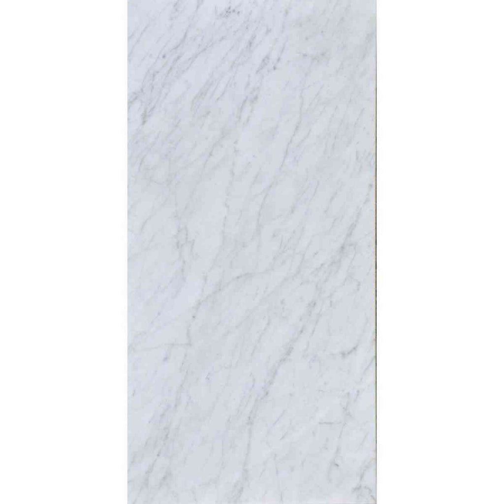 Marble Tiles - Bianco Carrara Polished Marble Tiles, 305x610mm - intmarble