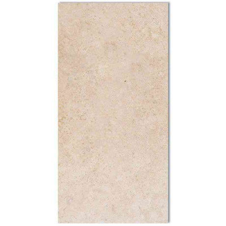 Marble Tiles - Ivory Honed Filled Travertine Tiles 305x610x12mm - intmarble