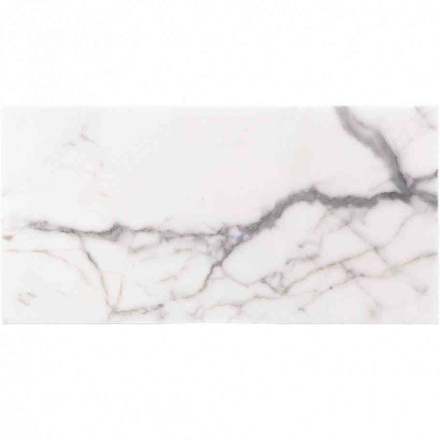Marble Tiles - Italian Calacatta Gold Honed Marble Tiles 305x610mm - intmarble