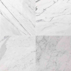 Marble Tiles - Statuario Venato Polished Marble Tiles 305x305mm - intmarble