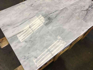 Marble Tiles - Bianco Statuario Polished Marble Tiles 457x457mm - intmarble
