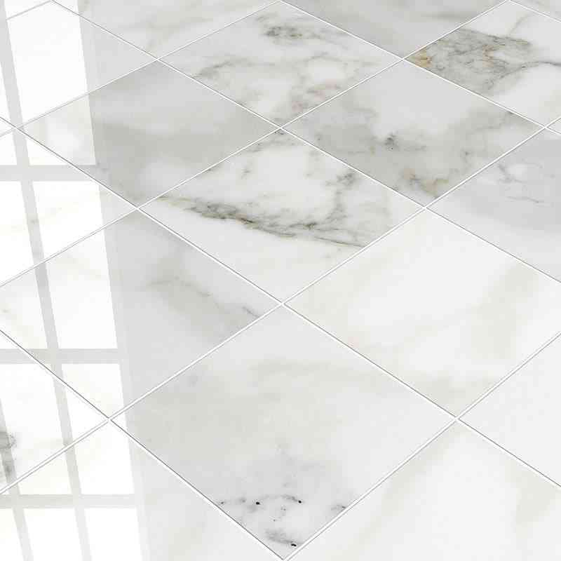 Marble Tiles - Calacatta Cremo Polished Marble Tiles 305x305mm - intmarble