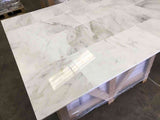 Marble Tiles - Calacatta Cremo Polished Marble Tiles 305x305mm - intmarble