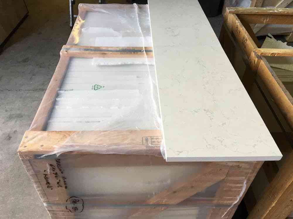 Marble Tiles - Perlino Bianco Marble Tiles Honed Finish Marble 305x610x20mm - intmarble