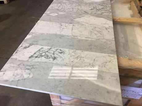 Marble Tiles - Statuario Polished Marble Tiles 305x610x10mm - intmarble