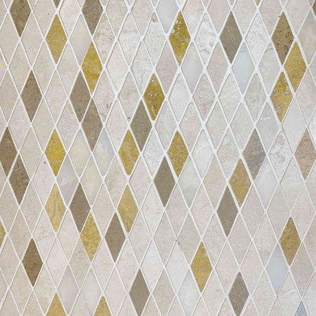 Marble Tiles - Mix Diamond Natural Stone Mosaic Tiles - intmarble