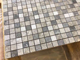 Marble Tiles - Marble Mosaic Milano Polished Mix Marble Mosaic Tiles 25x25x10mm - intmarble