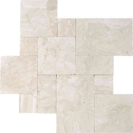 Marble Tiles - Royal Marfil French Pattern Tumbled Marble Tiles - intmarble