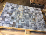 Marble Tiles - Skyfall Polished Marble Mosaic Tiles 48x48x10mm - intmarble