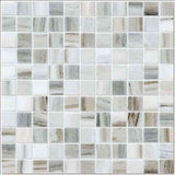 Marble Tiles - Skyfall Polished Marble Mosaic Tiles 25X25x10mm - intmarble