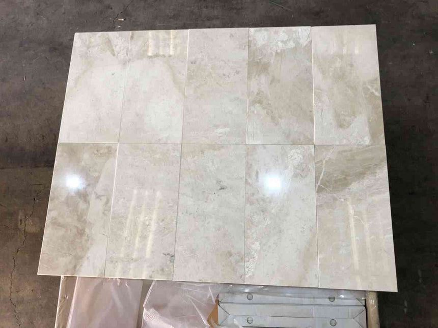 Marble Tiles - Royal Marble Polished Marble Tiles 228x457x12mm - intmarble