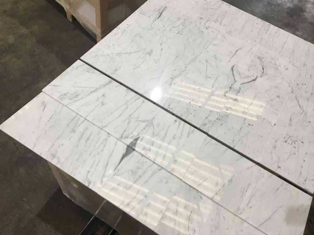 Marble Tiles - Statuario Venato Polished Marble Tiles 305x305x10mm - intmarble