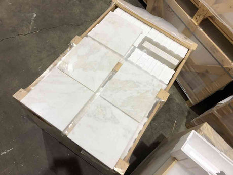 Marble Tiles - Bianco Namibia Honed Italian Marble Tiles 305x305x10mm - intmarble