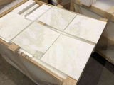 Marble Tiles - Bianco Namibia Honed Italian Marble Tiles 305x305x10mm - intmarble