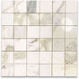 Marble Tiles - Calacatta Gold Marble Mosaic Tiles 50x50x10mm - intmarble