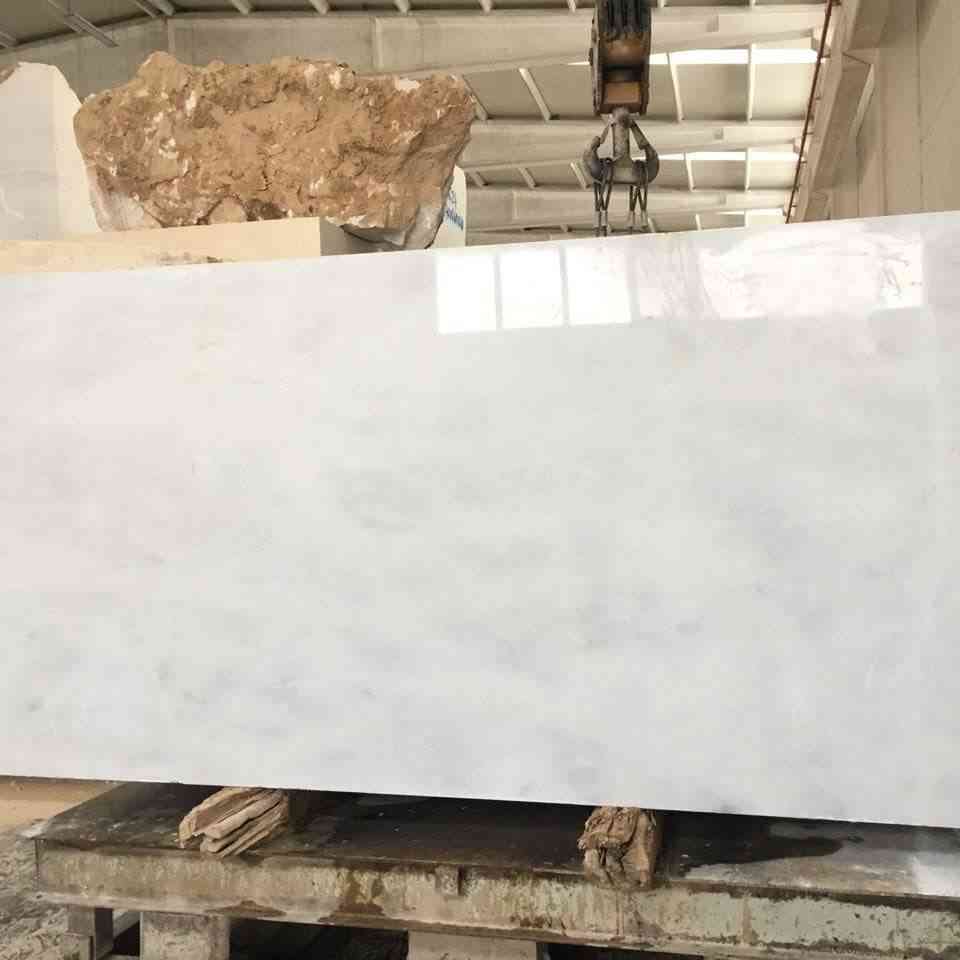 Marble Tiles - Bianco White Marble Slab - intmarble