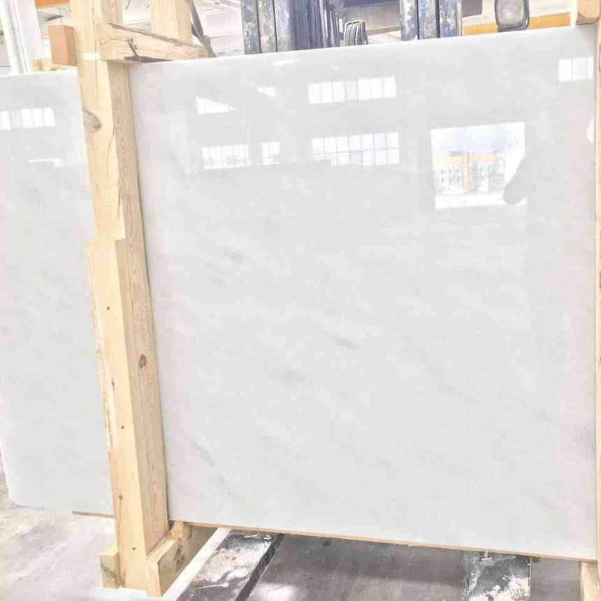 Marble Tiles - Bianco White Marble Slab - intmarble