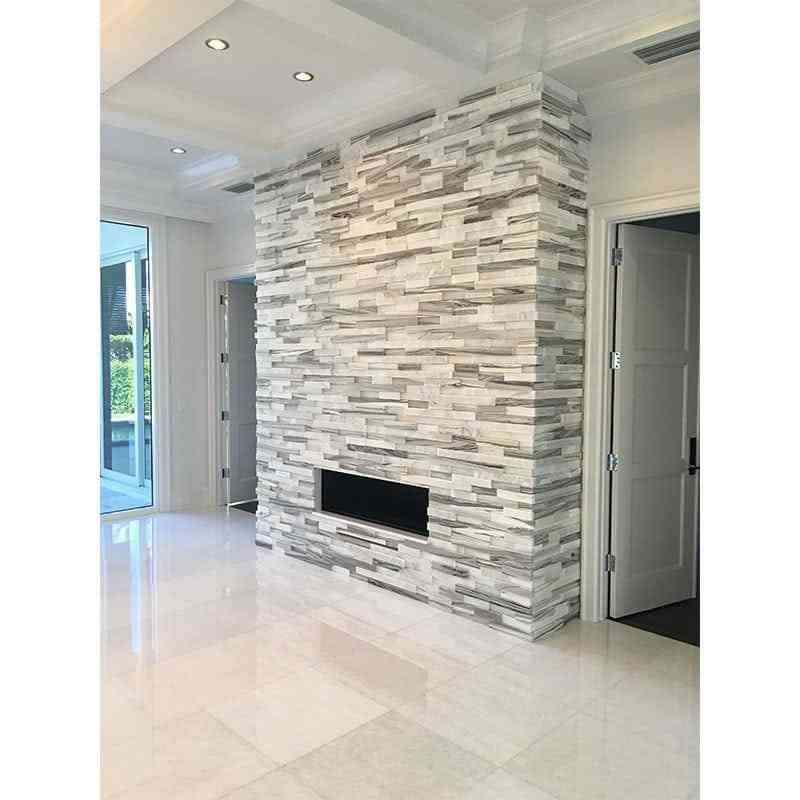 Marble Tiles - SkyFall Marble Wall Decor Elevations Pattern Natural Stone - intmarble