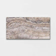 Marble Tiles - Roman Silver Travertine Tiles 305x610x12mm - intmarble