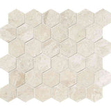 Marble Tiles - Royal Honed Hexagon Marble Mosaic Tiles 48x48x10mm - intmarble