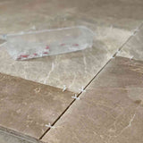 Marble Tiles - Emperador Cottage Tumbled Marble Tiles 406x610x12mm - intmarble