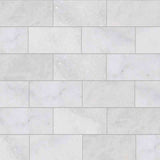 Marble Tiles - Carrara T Polished Subway Marble Tiles 70x140x10mm - intmarble