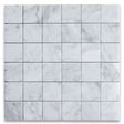 Marble Tiles - Carrara Square Marble Mosaic Tile 50X50MM - intmarble