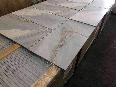 Marble Tiles - Palissandro Bluette Italian Marble Tiles 450x900mm - intmarble