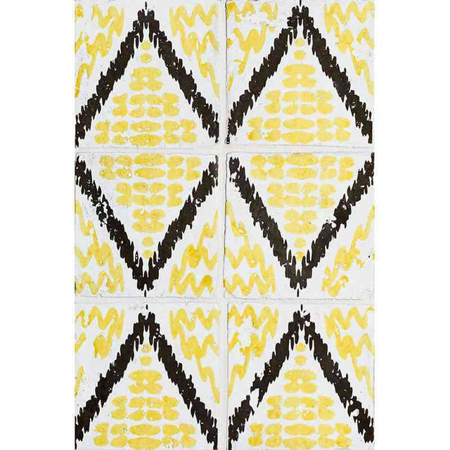 Marble Tiles - Handmade Glazed Terracotta 2 Tiles Pattern 150x150x10mm - intmarble