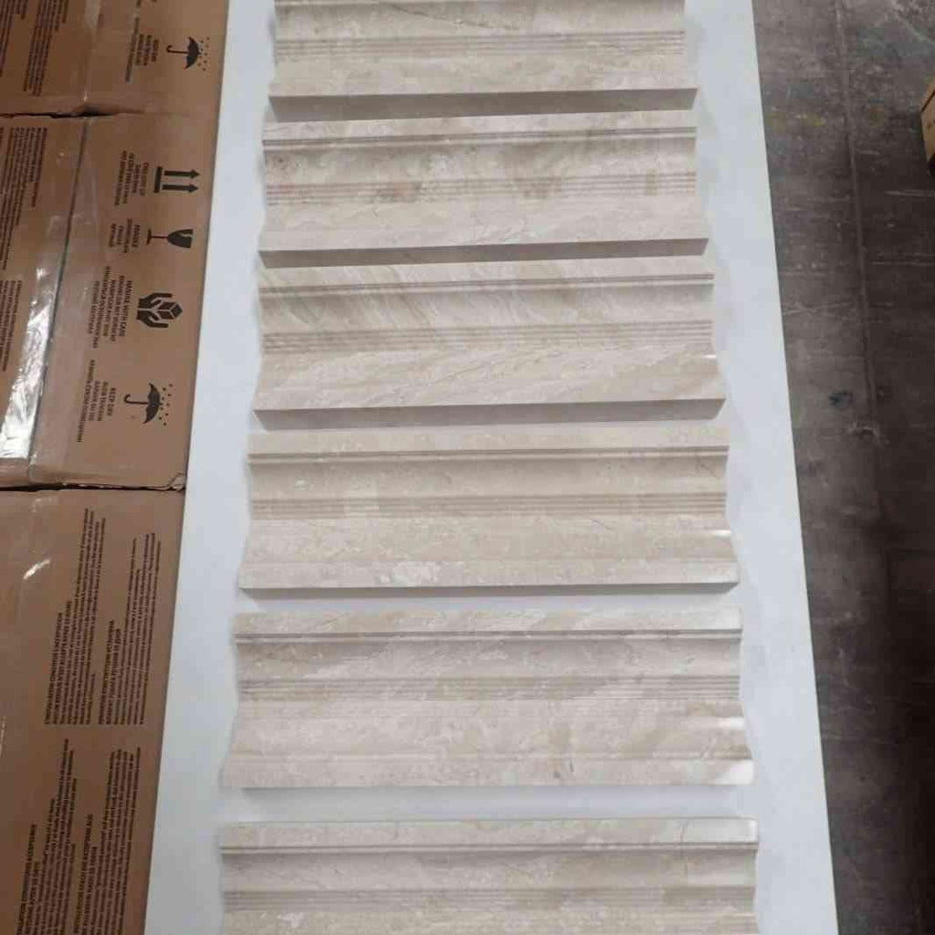 Marble Tiles - Royal Marfil Polished art Deco Marble Moldings - intmarble