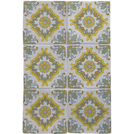 Marble Tiles - Sintra 55 Square Hand Made Glazed Terracotta Tiles 150x150x10mm - intmarble