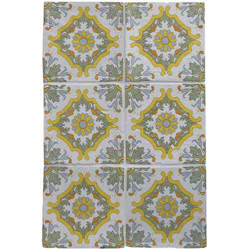 Marble Tiles - Sintra 55 Square Hand Made Glazed Terracotta Tiles 150x150x10mm - intmarble
