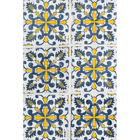 Marble Tiles - Sintra 4 Square Hand Made Glazed Terracotta Tiles 150x150x10mm - intmarble