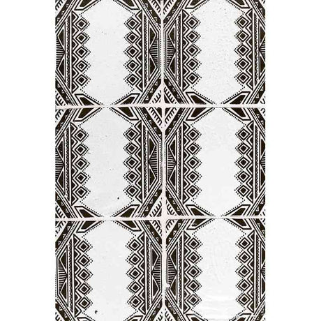 Marble Tiles - Terracotta Tiles Hand Made Glazed Terracotta Tile Pattern Bavi 1 Design 150x150mm - intmarble