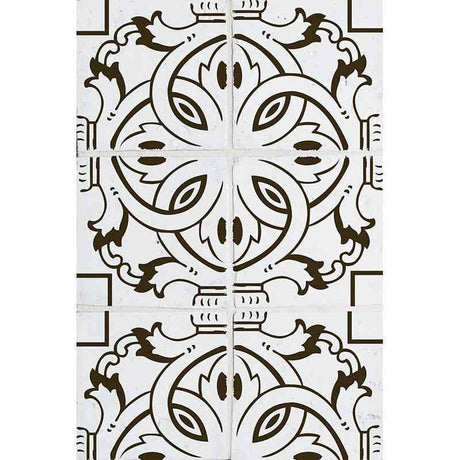 Marble Tiles - Terracotta Tiles Hand Made Glazed Terracotta 3 Tile Pattern Palena Design 150x150mm - intmarble