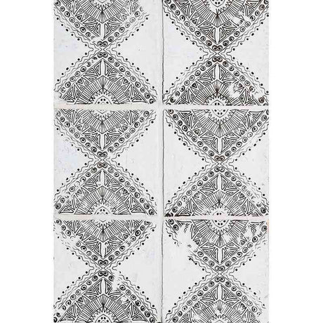 Marble Tiles - Terracotta Tiles Hand Made Glazed Terracotta Tile Pattern Bavi 3 Design 150x150mm - intmarble