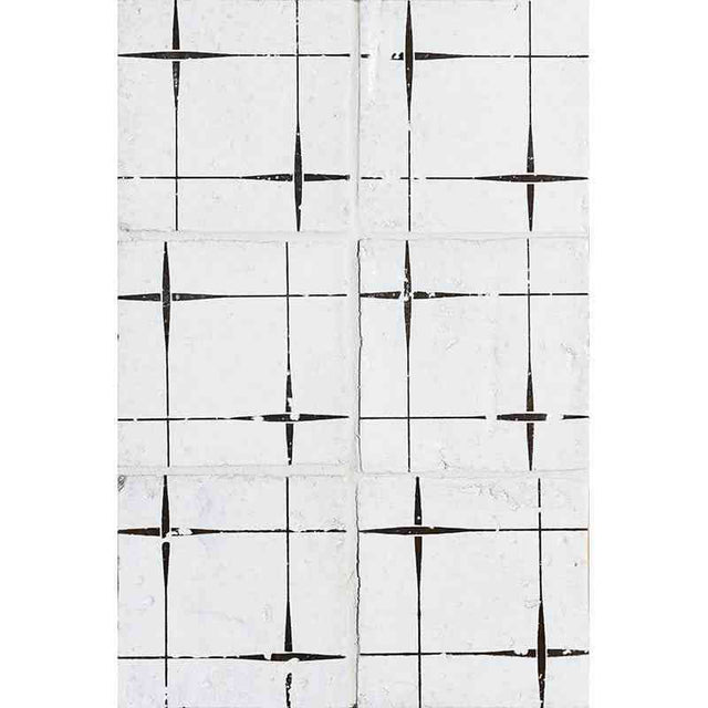 Marble Tiles - Terracotta Tiles Hand Made Glazed Terracotta Tile Pattern 3 Zuni Design 150x150mm - intmarble