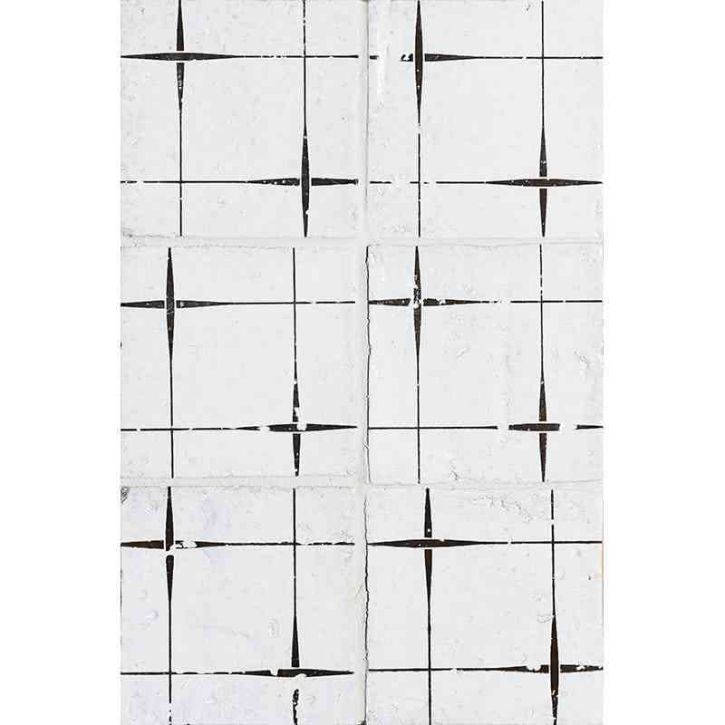 Marble Tiles - Terracotta Tiles Hand Made Glazed Terracotta Tile Pattern 3 Zuni Design 150x150mm - intmarble