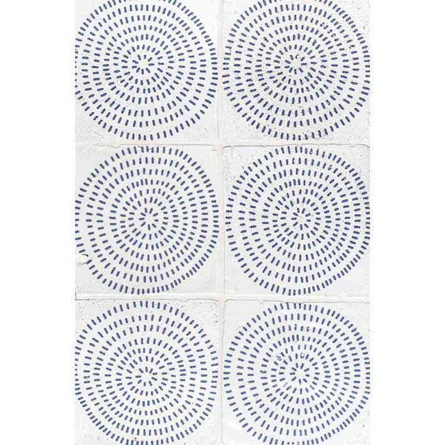 Marble Tiles - Terracotta Tiles Hand Made Glazed Terracotta Tile Pattern 14 Batik Design 150x150mm - intmarble