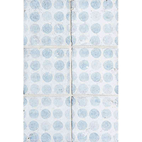 Marble Tiles - Terracotta Tiles Hand Made Glazed Terracotta Tile Pattern 12 Batik Design 150x150mm - intmarble