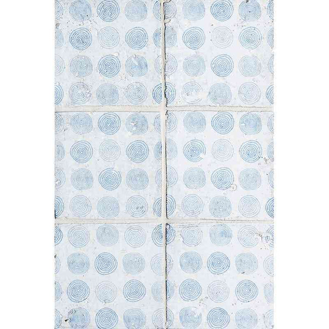Marble Tiles - Terracotta Tiles Hand Made Glazed Terracotta Tile Pattern 12 Batik Design 150x150mm - intmarble