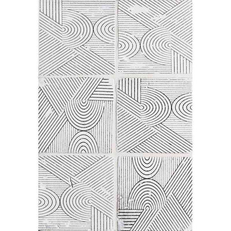 Marble Tiles - Terracotta Tiles Hand Made Glazed Terracotta Tile Pattern Zuni 12 Design 150x150mm - intmarble