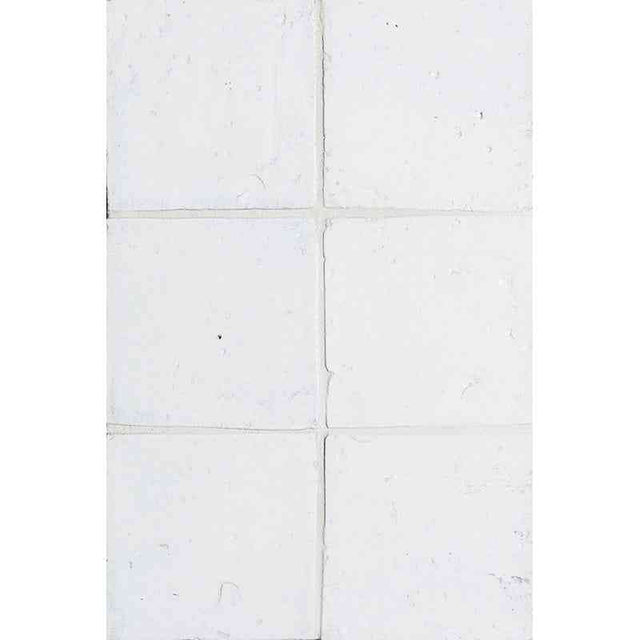 Marble Tiles - Glazed Terracotta Tiles Antique White Square Tile 150x150x10mm - intmarble