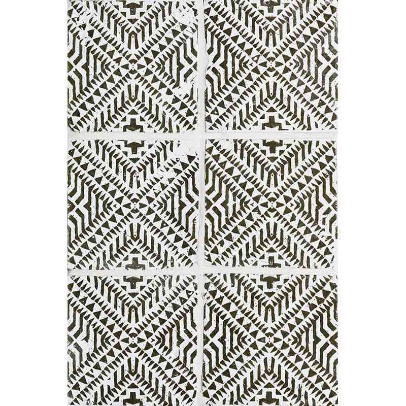 Marble Tiles - Terracotta Tiles Hand Made Glazed Terracotta Tile Pattern Batik 13 Design 150x150mm - intmarble