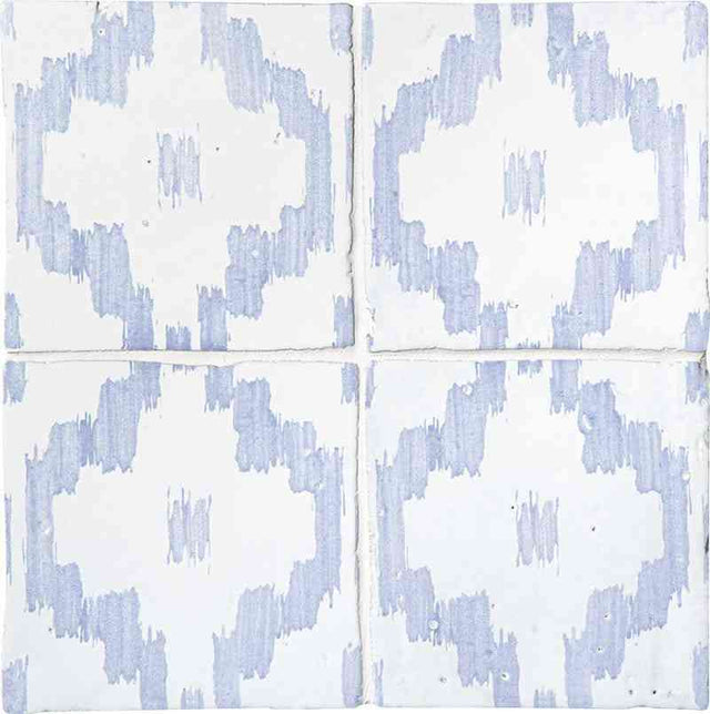 Marble Tiles - Hand Made Indigo Wash Flam Glossy Terracotta Floor Wall Decor Tiles 150x150mm D1 - intmarble