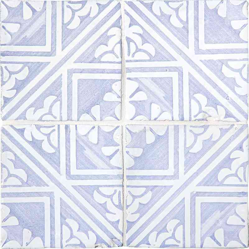 Marble Tiles - Hand Made Indigo Wash Flam Glossy Terracotta Floor Wall Decor Tiles 150x150mm D3 - intmarble