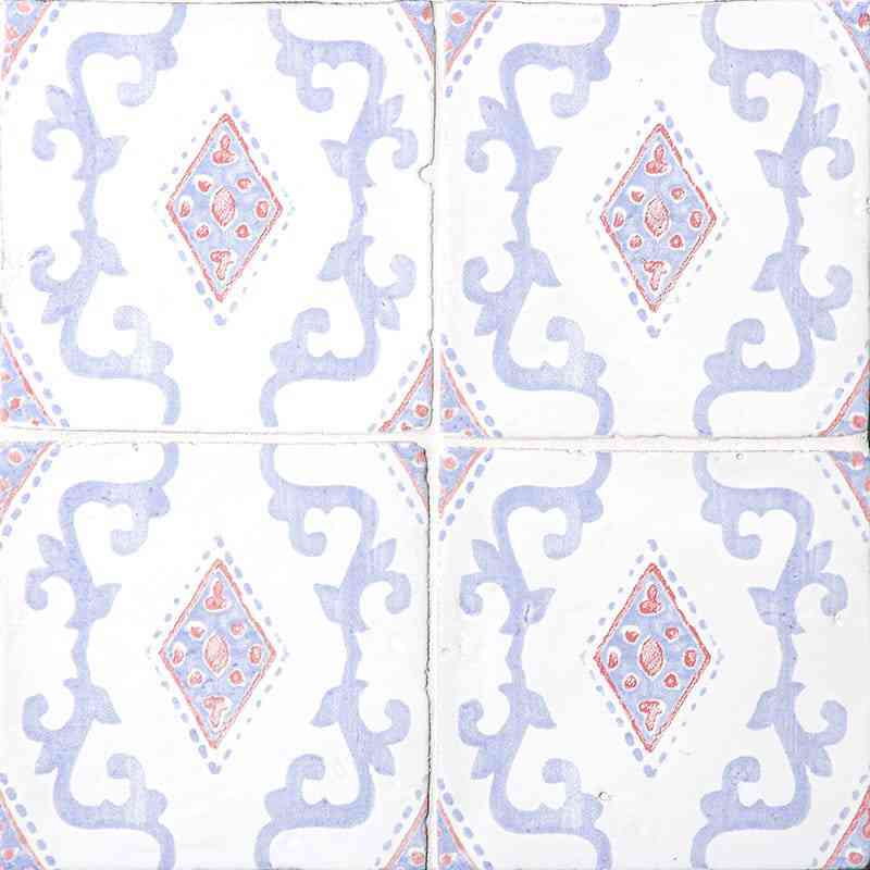 Marble Tiles - Hand Made Indigo Wash Flam Glossy Terracotta Floor Wall Decor Tiles 150x150mm D5 - intmarble